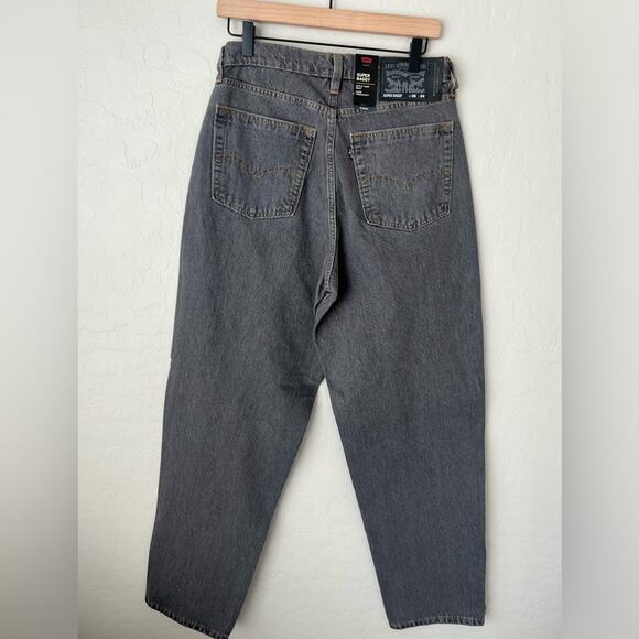 Levi's Super baggy Skateboarding Jeans Gray Size 28x34 NWT - Picture 6 of 12